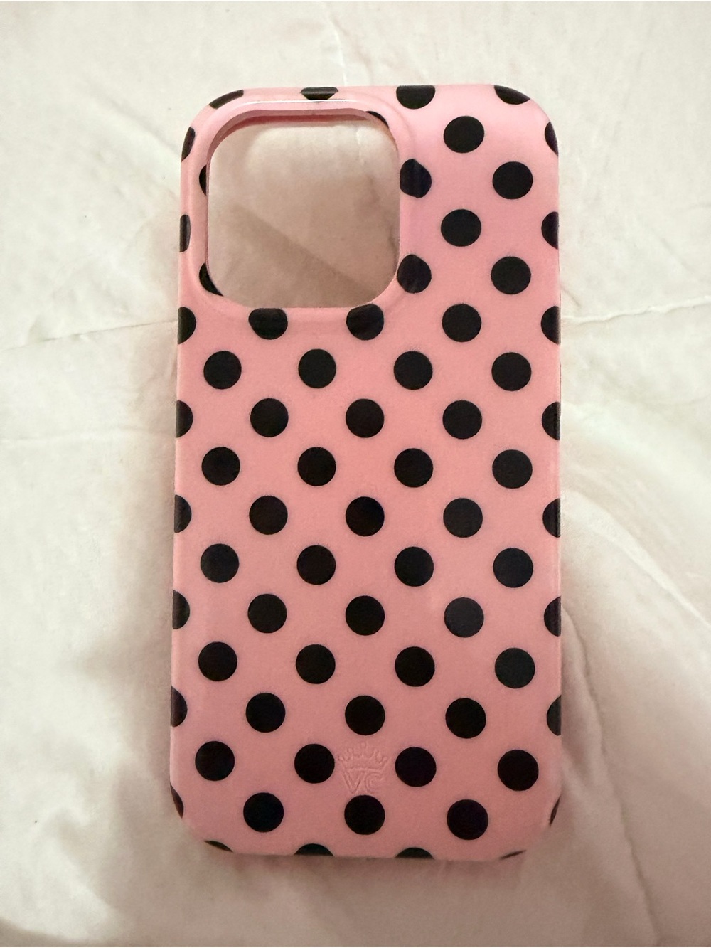 Pink Polka Dot Phone Case - Velvet Caviar - IPhone 14 Pro